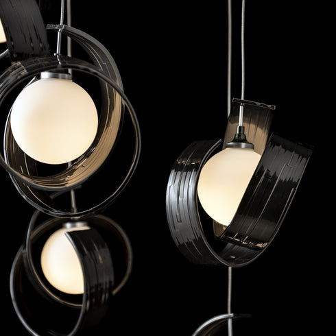 Hubbardton Forge Riza 9 Light Pendant Model: 131099-SKT-STND-10-GG0711