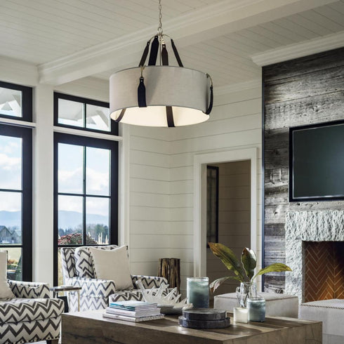 Hubbardton Forge Saratoga Large Pendant Model: 104072-SKT-24-LC-SF2812