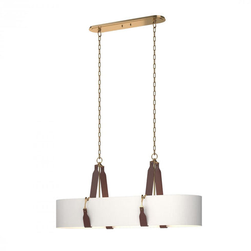 Hubbardton Forge Saratoga Oval Pendant Model: 134070-SKT-STND-24-LC-SF4608