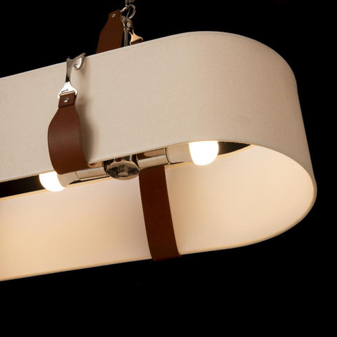 Hubbardton Forge Saratoga Oval Pendant Model: 134070-SKT-STND-24-LC-SF4608