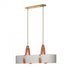 Hubbardton Forge Saratoga Oval Pendant Model: 134070-SKT-STND-24-LK-SA4608