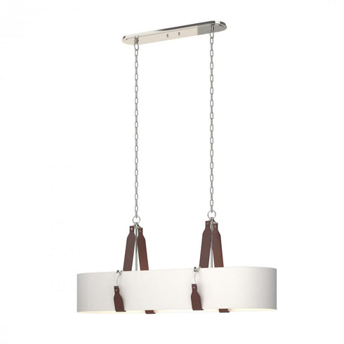 Hubbardton Forge Saratoga Oval Pendant Model: 134070-SKT-STND-24-LK-SA4608