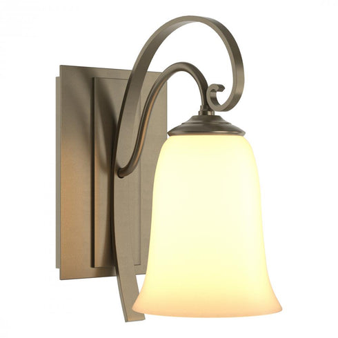 Hubbardton Forge Scroll Sconce in Bronze Finish Model: 204531-SKT-05-GG0035