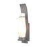 Hubbardton Forge Sea Coast Large Outdoor Sconce in Coastal Oil Rubbed Bronze Finish Model: 304220-SKT-14-GG0163