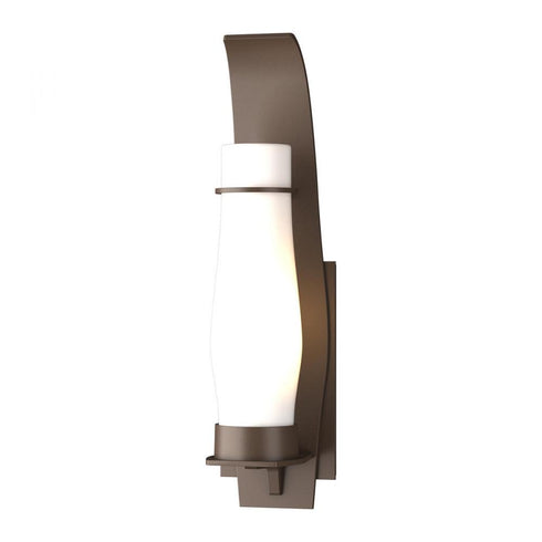 Hubbardton Forge Sea Coast Outdoor Sconce in Coastal Oil Rubbed Bronze Finish Model: 304215-SKT-14-GG0157