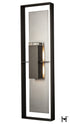 Hubbardton Forge Shadow Box Extra Tall Dark Sky Friendly Outdoor Sconce in Coastal Oil Rubbed Bronze Finish Model: 302668-SKT-14-78-ZM0851