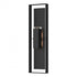 Hubbardton Forge Shadow Box Extra Tall Sconce in Coastal Oil Rubbed Bronze Finish Model: 302608-SKT-14-14-ZM0736