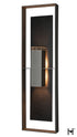Hubbardton Forge Shadow Box Extra Tall With Slate Dark Sky Friendly Outdoor Sconce in Coastal Burnished Steel Finish Model: 302669-SKT-78-SL-ZM0851