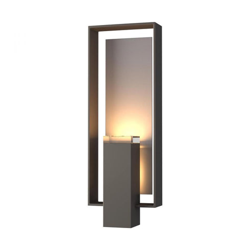 Hubbardton Forge Shadow Box Large Outdoor Sconce Model: 302605-SKT-10-10-ZM0546