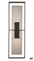 Hubbardton Forge Shadow Box Tall Dark Sky Friendly Outdoor Sconce in Coastal Black Finish Model: 302667-SKT-80-78-ZM0850