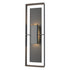 Hubbardton Forge Shadow Box Tall Outdoor Sconce in Coastal Oil Rubbed Bronze Finish Model: 302607-SKT-14-14-ZM0546