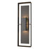 Hubbardton Forge Shadow Box Tall Outdoor Sconce in Coastal Oil Rubbed Bronze Finish Model: 302607-SKT-14-14-ZM0546