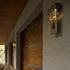 Hubbardton Forge Shard Large LED Outdoor Sconce in Coastal Dark Smoke Finish Model: 302517-LED-77-YP0501