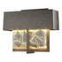 Hubbardton Forge Shard Small LED Outdoor Sconce in Coastal Oil Rubbed Bronze Finish Model: 302515-LED-14-YP0501