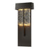 Hubbardton Forge Shard XL Outdoor Sconce in Coastal Oil Rubbed Bronze Finish Model: 302518-LED-14-YP0669