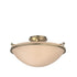 Hubbardton Forge Simple Lines Plain Large Semi Flush Model: 124304-SKT-82-GG0053