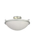 Hubbardton Forge Simple Lines Plain Large Semi Flush Model: 124304-SKT-82-GG0053