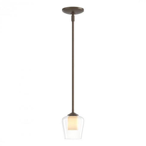 Hubbardton Forge Simple Lines Simple Mini Pendant in Bronze Finish Model: 188600-SKT-MULT-05-ZU0291