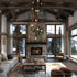 Hubbardton Forge SNAPS Large LED Pendant in Black Finish Model: 401316-LED-STND-10-LC-AR