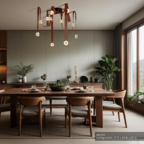 Hubbardton Forge SNAPS Large LED Pendant in Black Finish Model: 401316-LED-STND-10-LC-AR