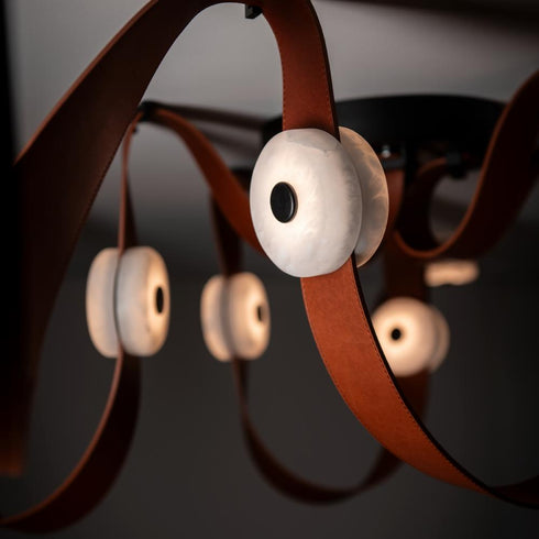Hubbardton Forge SNAPS Large LED Pendant in Black Finish Model: 401316-LED-STND-10-LC-AR