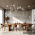 Hubbardton Forge SNAPS Large LED Pendant in Modern Brass Finish Model: 401316-LED-STND-86-LW-AR