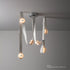 Hubbardton Forge SNAPS Medium LED Pendant in Sterling Finish Model: 401315-LED-STND-85-LW-AR