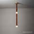 Hubbardton Forge SNAPS Small LED Pendant in Modern Brass Finish Model: 401850-LED-STND-86-LC-AR