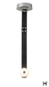 Hubbardton Forge SNAPS Small LED Pendant in Sterling Finish Model: 401850-LED-STND-85-LK-AR