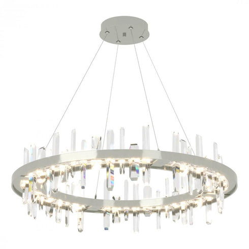 Hubbardton Forge Solitude Circular LED Pendant in Bronze Finish Model: 139915-LED-STND-05-CR