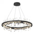 Hubbardton Forge Solitude Circular LED Pendant in Bronze Finish Model: 139915-LED-STND-05-CR