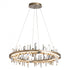 Hubbardton Forge Solitude Circular LED Pendant in Bronze Finish Model: 139915-LED-STND-05-CR