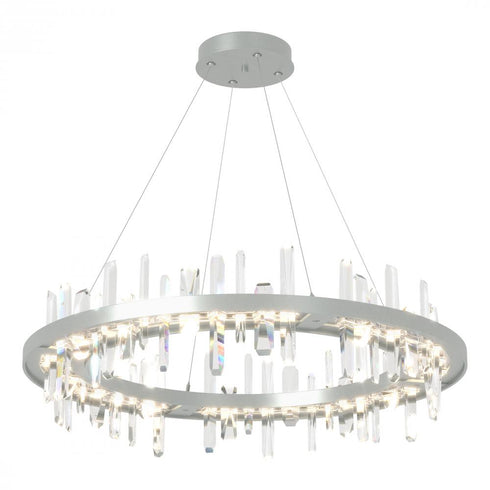 Hubbardton Forge Solitude Circular LED Pendant in Bronze Finish Model: 139915-LED-STND-05-CR