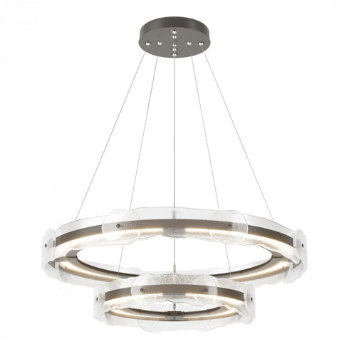 Hubbardton Forge Solstice LED Tiered Pendant in Bronze Finish Model: 139782-LED-STND-05-ZM0598