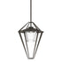 Hubbardton Forge Stellar Large Outdoor Pendan Semi Flush in Coastal Oil Rubbed Bronze Finish Model: 362651-SKT-MULT-14-ZM0727