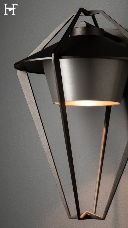 Hubbardton Forge Stellar Small Dark Sky Friendly Outdoor Sconce in Coastal Oil Rubbed Bronze Finish Model: 302653-SKT-14-78