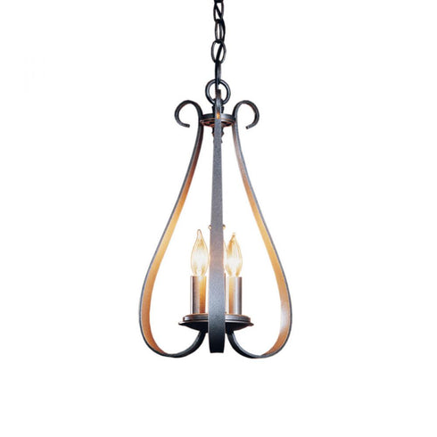 Hubbardton Forge Sweeping Taper 3 Arm Chandelier Model: 101473-SKT-82