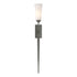 Hubbardton Forge Sweeping Taper ADA Sconce in Bronze Finish Model: 204529-SKT-05-GG0350