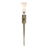 Hubbardton Forge Sweeping Taper Sconce in Bronze Finish Model: 204526-SKT-05-GG0068