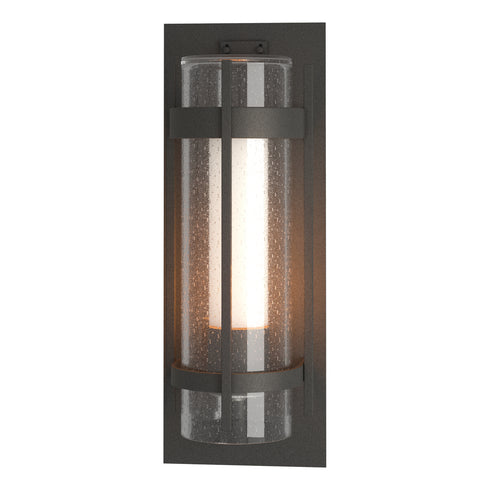 Hubbardton Forge Torch Large Outdoor Sconce in Coastal Oil Rubbed Bronze Finish Model: 305898-SKT-14-ZS0656