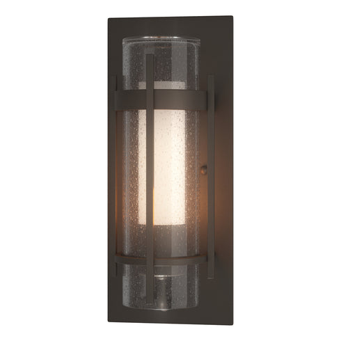 Hubbardton Forge Torch Small Outdoor Sconce in Coastal Oil Rubbed Bronze Finish Model: 305896-SKT-14-ZS0654