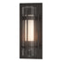 Hubbardton Forge Torch Small Outdoor Sconce in Coastal Oil Rubbed Bronze Finish Model: 305896-SKT-14-ZS0654