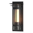 Hubbardton Forge Torch with Top Plate Large Outdoor Sconce in Coastal Oil Rubbed Bronze Finish Model: 305998-SKT-14-ZS0656