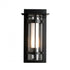 Hubbardton Forge Torch with Top Plate Outdoor Sconce in Coastal Oil Rubbed Bronze Finish Model: 305997-SKT-14-ZS0655