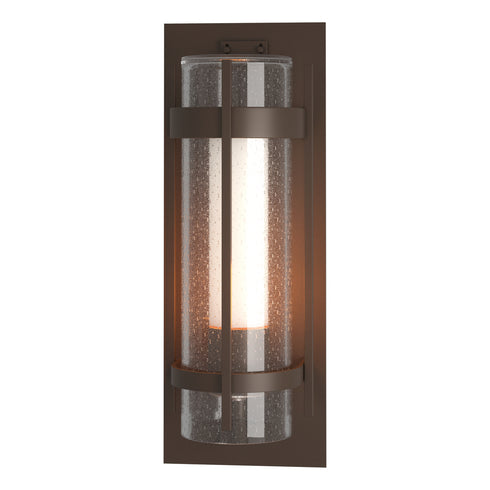 Hubbardton Forge Torch XL Outdoor Sconce in Coastal Oil Rubbed Bronze Finish Model: 305899-SKT-14-ZS0664