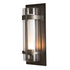 Hubbardton Forge Torch XL Outdoor Sconce in Coastal Oil Rubbed Bronze Finish Model: 305899-SKT-14-ZS0664