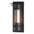 Hubbardton Forge Torch XL Outdoor Sconce with Top Plate in Coastal Oil Rubbed Bronze Finish Model: 305999-SKT-14-ZS0664