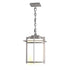 Hubbardton Forge Tourou Large Outdoor Ceiling Fixture in Coastal Natural Iron Finish Model: 366007-SKT-20-GG0112