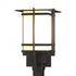 Hubbardton Forge Tourou Outdoor Post Light in Coastal Oil Rubbed Bronze Finish Model: 346011-SKT-14-GG0076