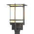 Hubbardton Forge Tourou Outdoor Post Light in Coastal Oil Rubbed Bronze Finish Model: 346011-SKT-14-GG0076